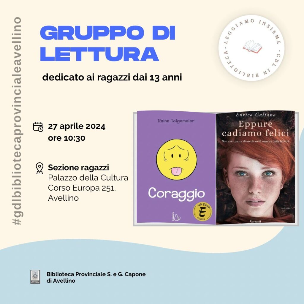 Gruppo di lettura ragazzi del 27 Aprile 2024