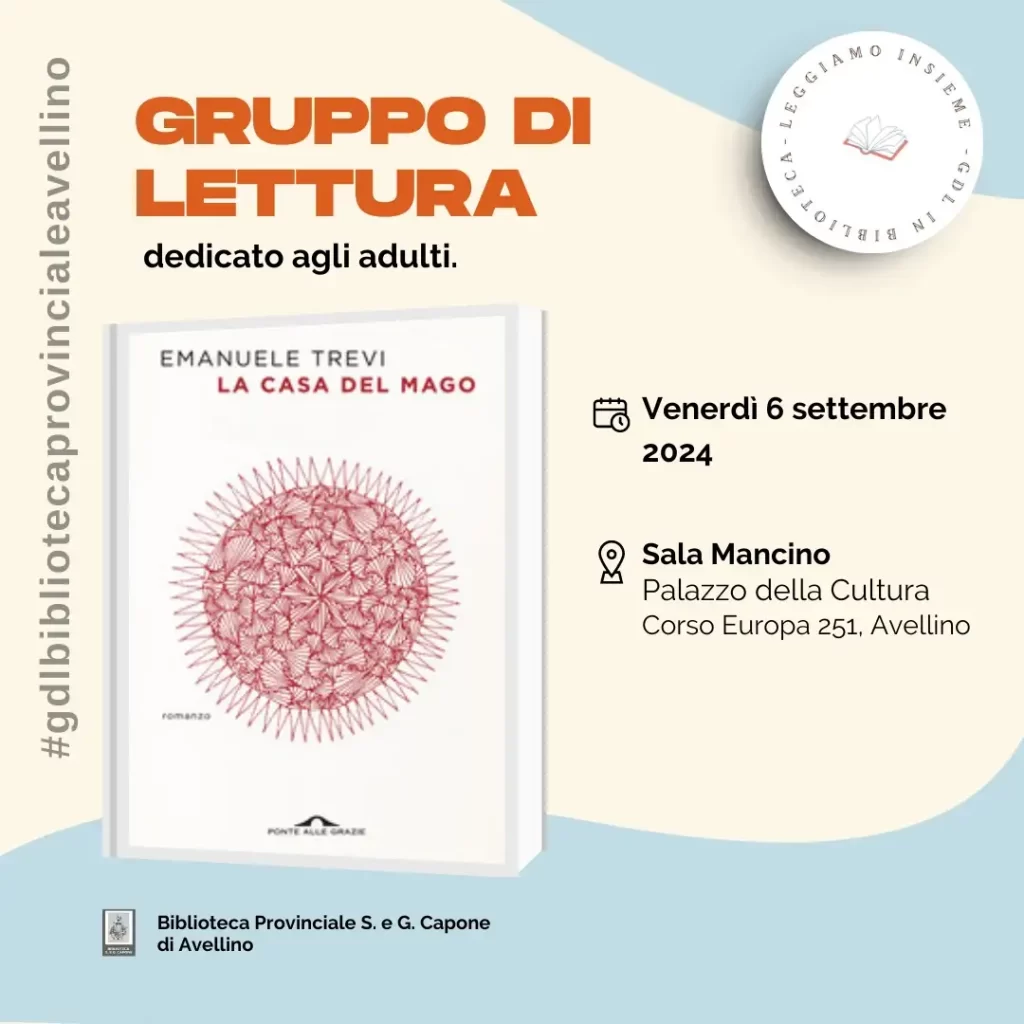 Gruppo di lettura Adulti del 6 settembre 2024