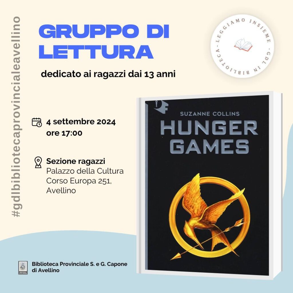 Gruppo di lettura ragazzi del 4 settembre 2024